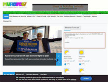 Tablet Screenshot of murcia247.com